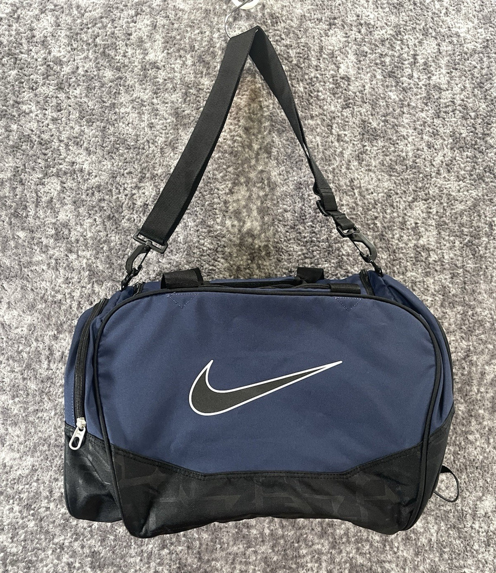 NIKE Bag Gym Duffel 25" Navy Brasilia BA3234-472 Carry On Bag